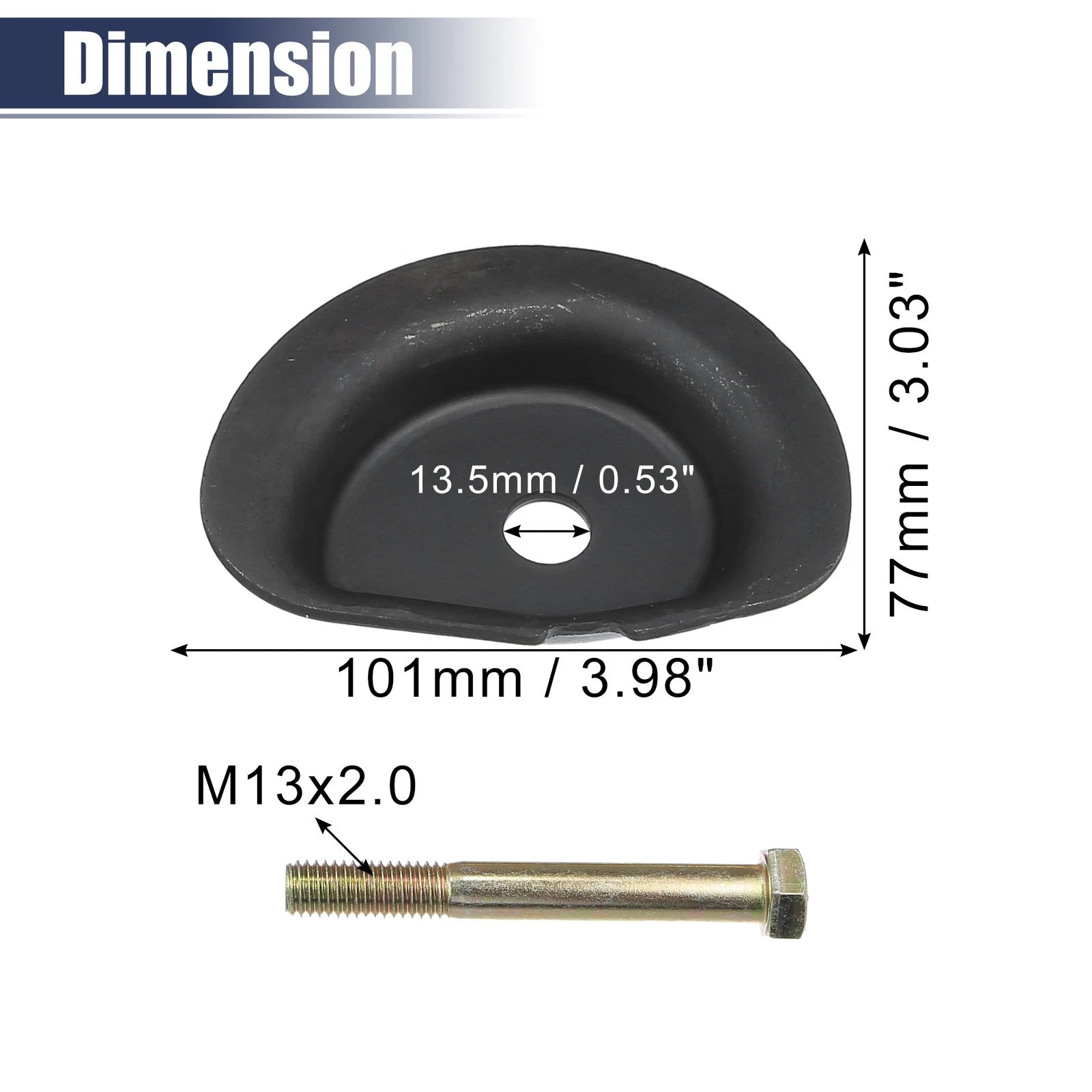 Car Rear Coil Spring Retainer Replacement Set for Chevy C10 C20 Pickup (1960–1972)
