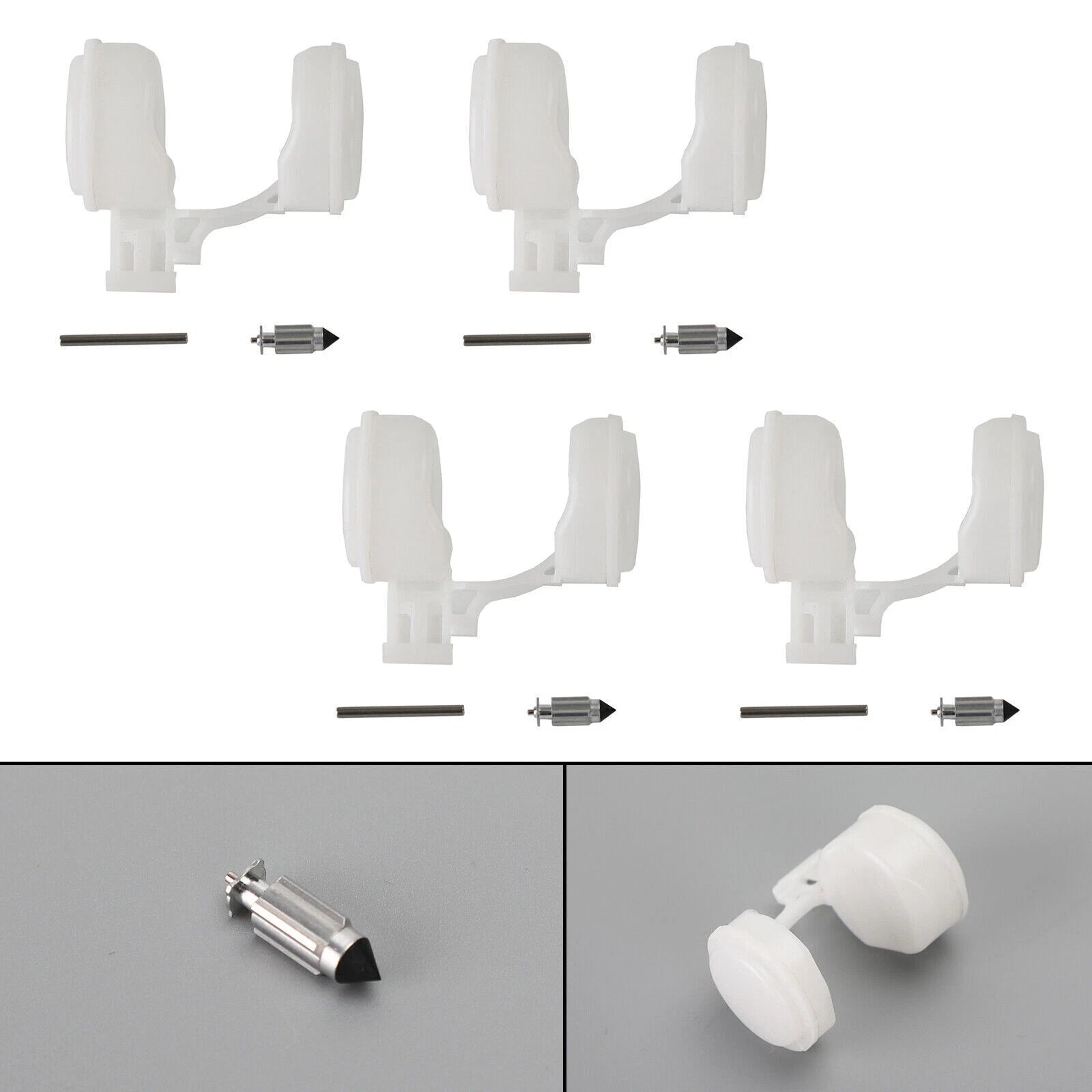 4X Carburetor Repair Kit Float Set for Honda CBR600 CBR750 CBR1000 CB1000 (T9)