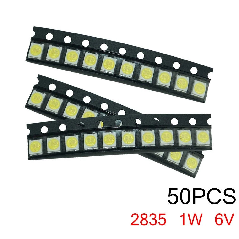 50x 2835 1W 6V LED Backlight Strip Light for LCD TV Repair