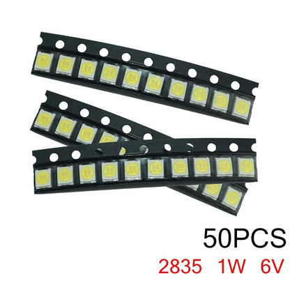 50x 2835 1W 6V LED Backlight Strip Light for LCD TV Repair