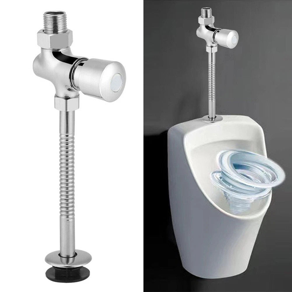 Manual Hand Press Urinal Flush Valve for Efficient Water Saving