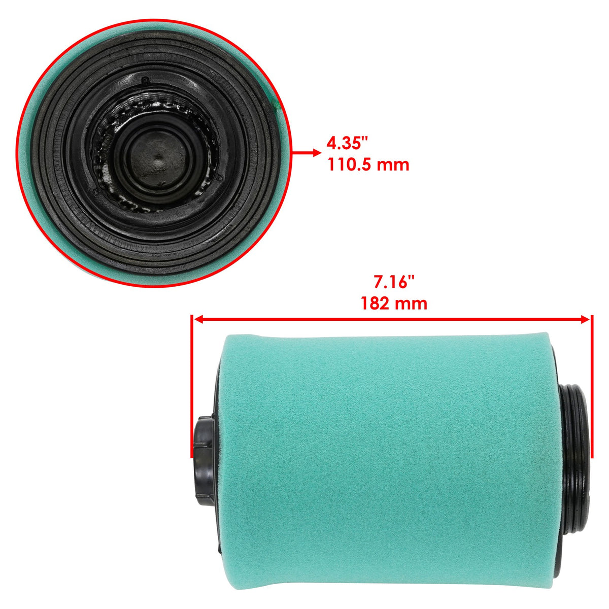 Air Filter Replacement for Can-Am Outlander 850 4X4 and Max 850 4X4 (2016–2024)