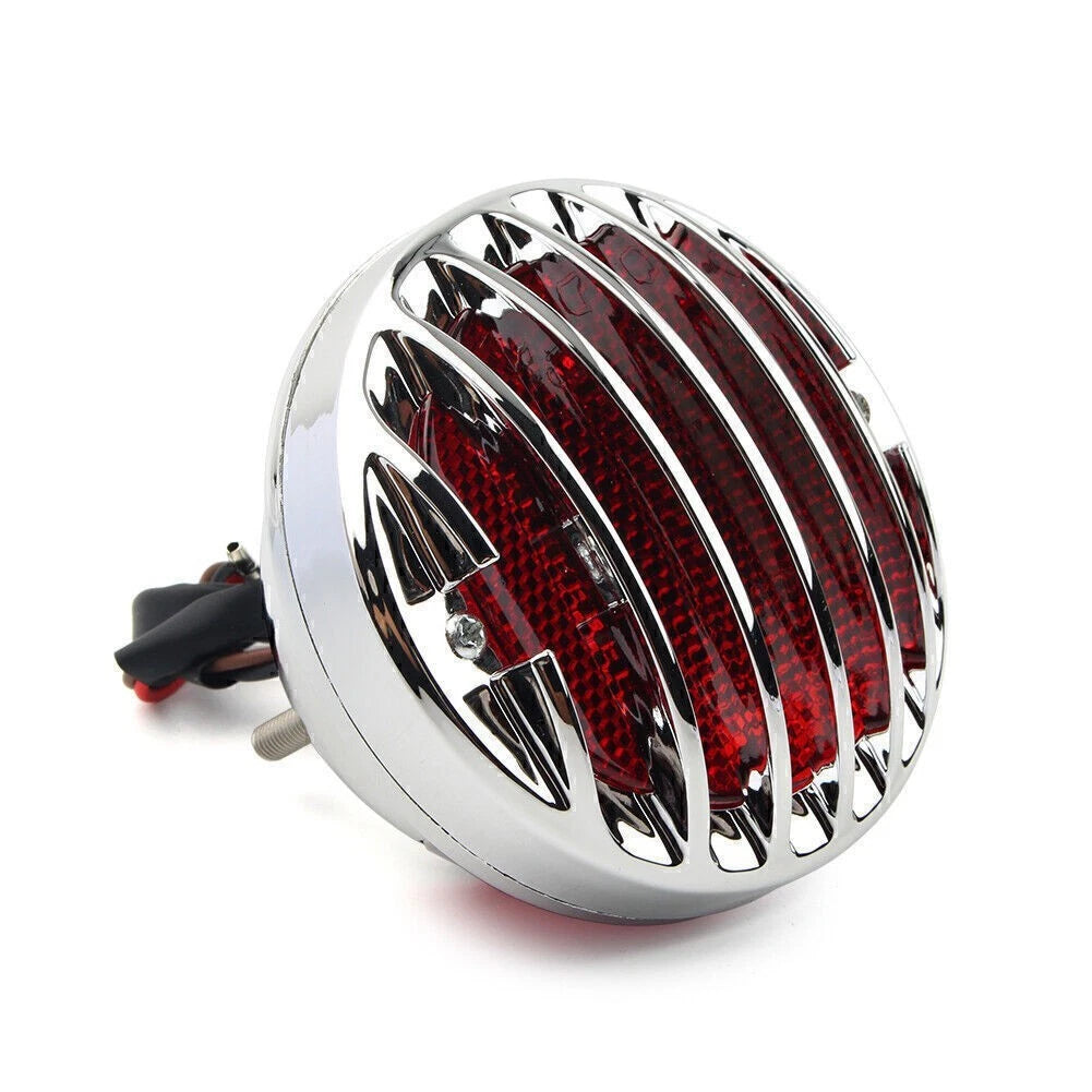 Chrome Tail Brake Light for Harley Bobber (Custom Chopper)