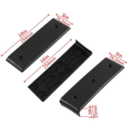 10PCS ABS Boat Trailer Bunk Slide Pads 3x10 Inch Marine Launch Glides