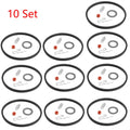 Set of 10 Carburetor Needle Seat Rebuild Kit for Tecumseh (631021, 631021A, 621021B)