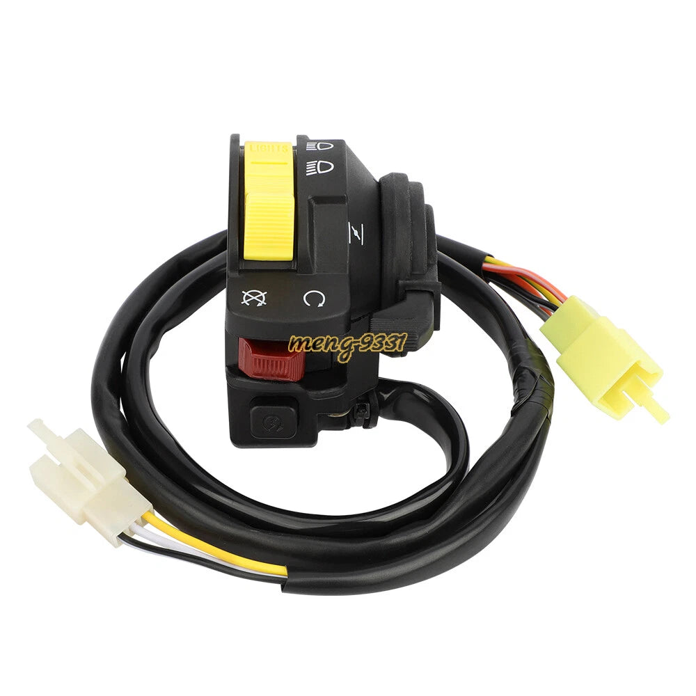 Left Handlebar Start Stop Kill Switch for Suzuki LTF160 QuadRunner (2000–2001)
