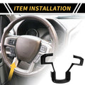 Steering Wheel Cover Trim Replacement for Ford F-150 (2015–2020) Black