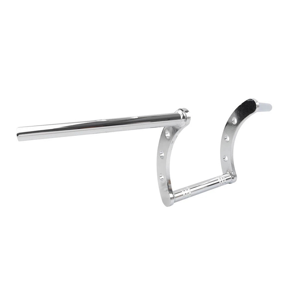 7/8" Chrome Z Bar Drag Handlebars for Harley Chopper Bobber
