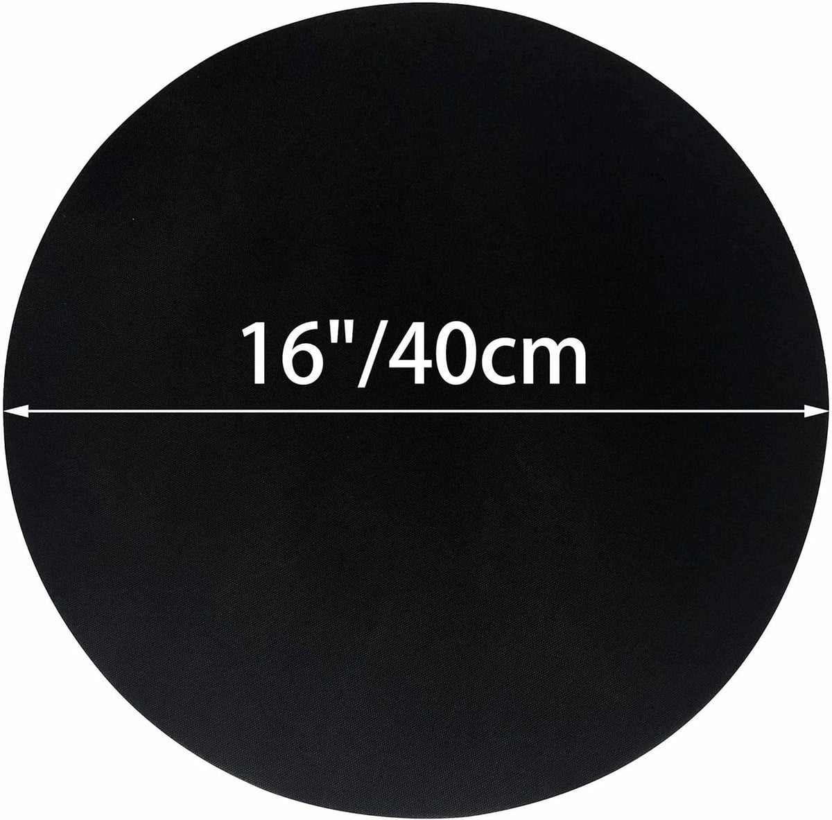 Round Grill Mats Set of 4 for Gas Grills