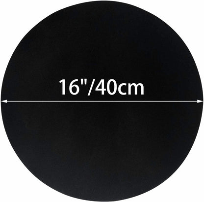 Round Grill Mats Set of 4 for Gas Grills