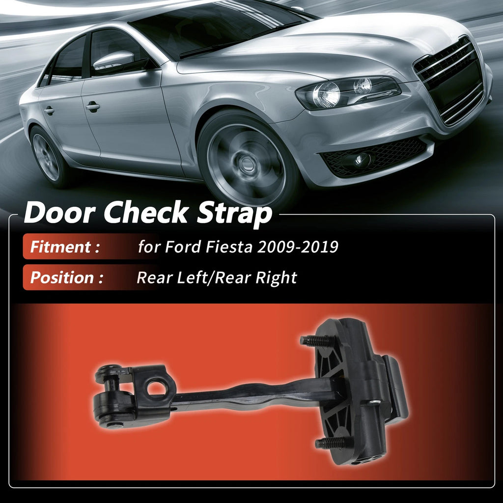 Door Check Strap Rear Left Right Replacement for Ford Fiesta (2009–2019)