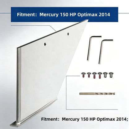 For Mercury 150 HP Optimax 2014 Outboard Motor Lower Unit Skeg Guard Protector