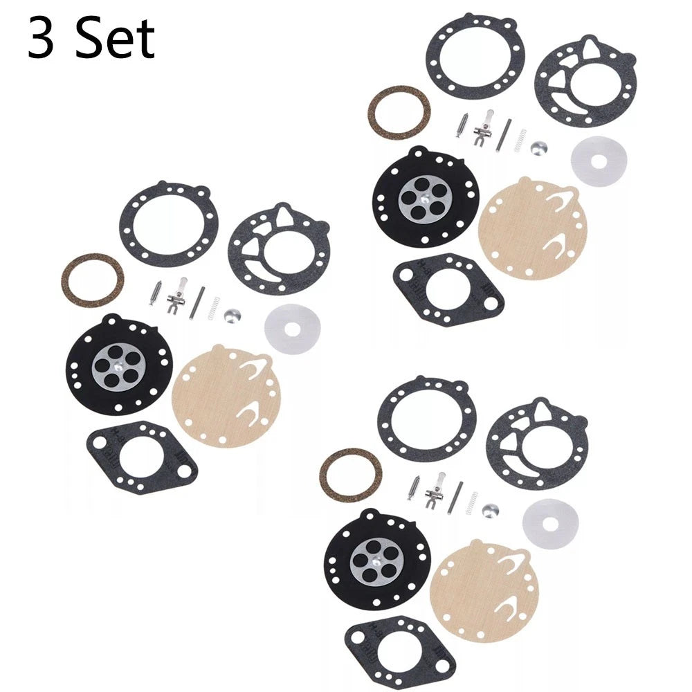 Set of 3 Carburetor Diaphragm Kit for Zama RB-42 Stihl TS350 (08–090)