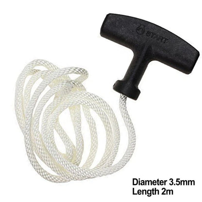 Starter Handle with 2m Cord Line for Lawnmower Petrol Engines