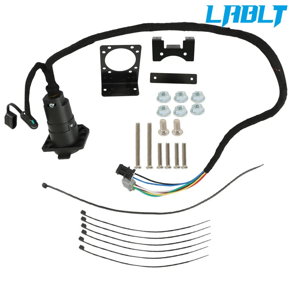 4 Way Flat & RV 7 Way Trailer Wiring Harness for Frontier (2005–2022)
