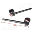 Clips on Handle Bar with Adjustable Clamps for 31mm Fork (22mm & 7/8")