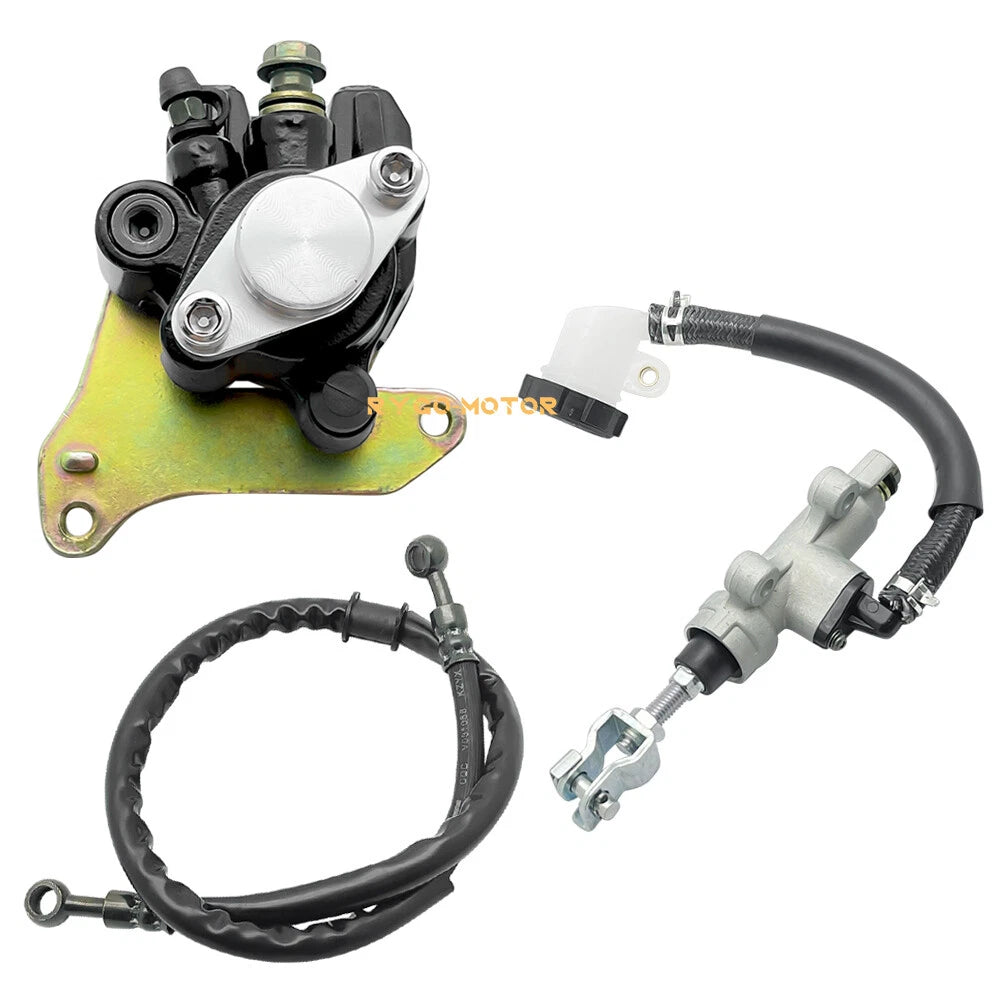 Rear Brake Caliper & Master Cylinder w/Hose for Honda TRX400EX (1999–2004)