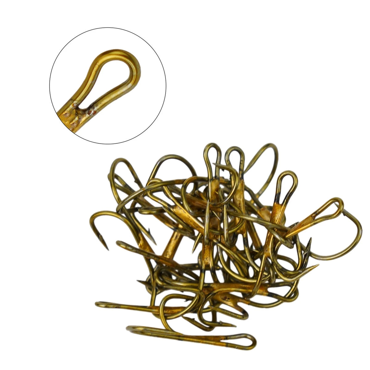 20pcs Double Hook Fishing Worm Lure Crank for Pike Fishing