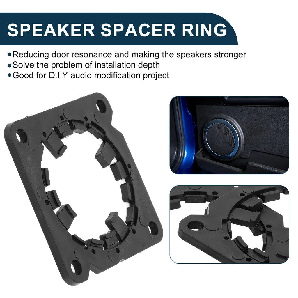 2X Speaker Spacer Ring Adapter for Nissan (ABS)