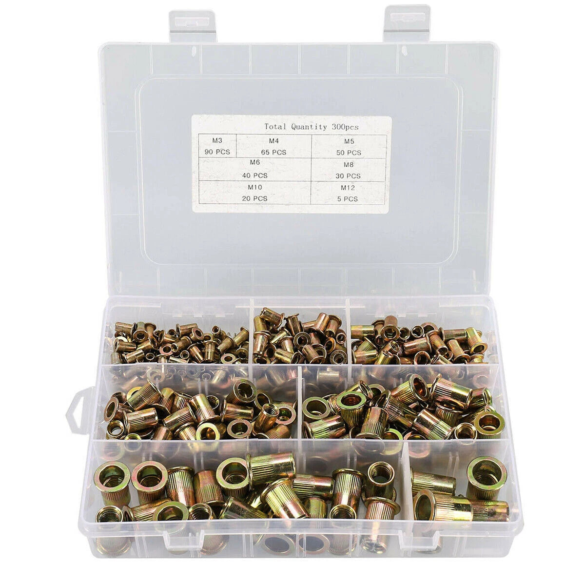 Set of 300 Rivnuts Blind Rivet Nuts Kit M3-M12