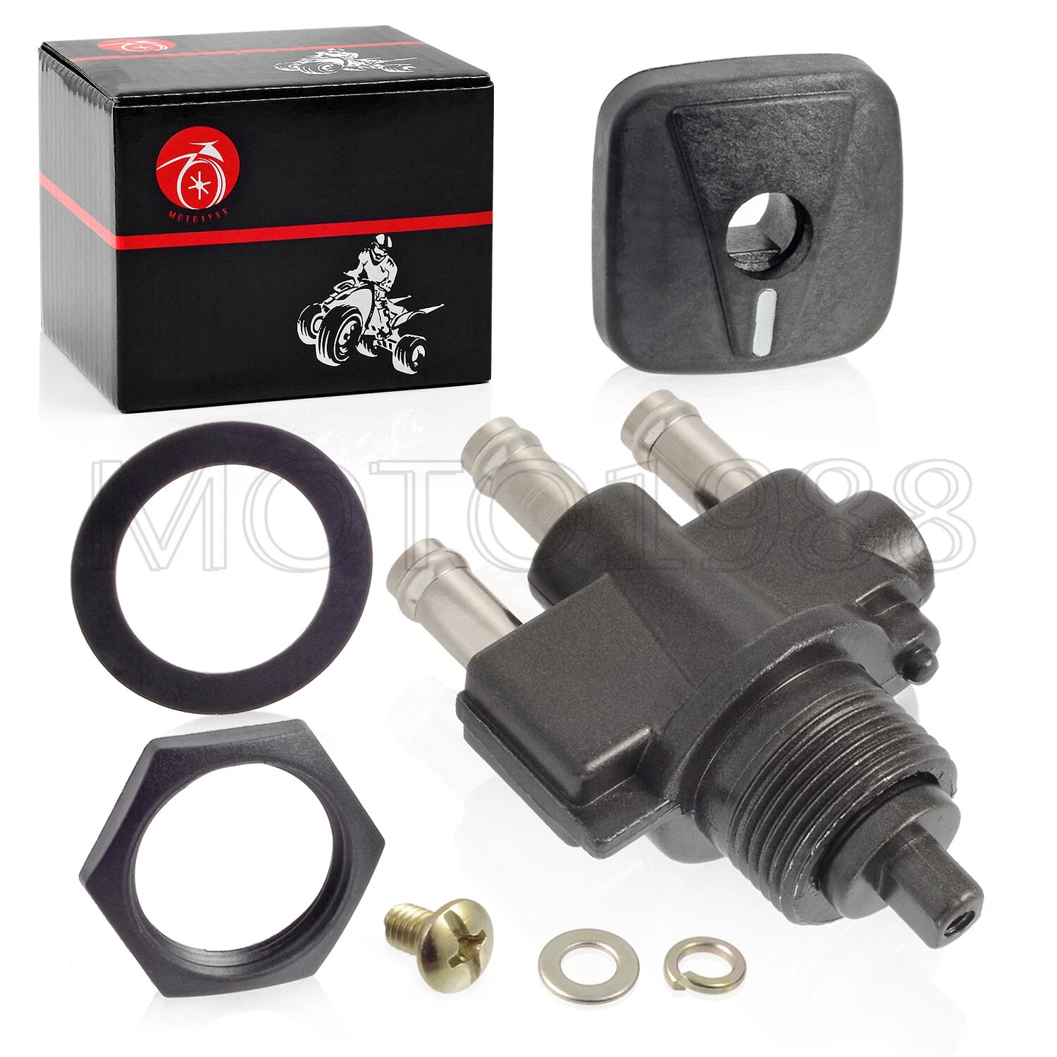 Fuel Cock Valve Petcock & Lever Nut for Yamaha WaveRunner GP1200 GP800R (1996–2004)