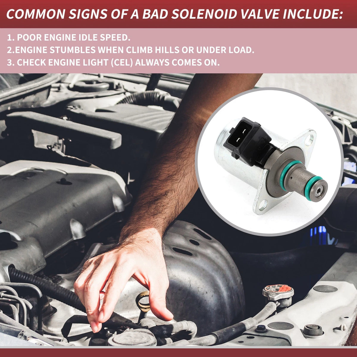 Power Steering Solenoid Valve Replacement for Mercedes-Benz W212 W204 (2008–2016)