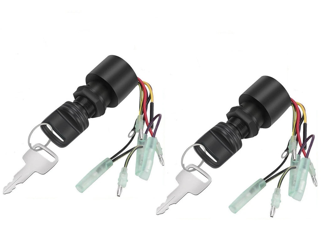 2X Boat Ignition Key Switch for Mercury Outboard Control Box (87-17009A2)