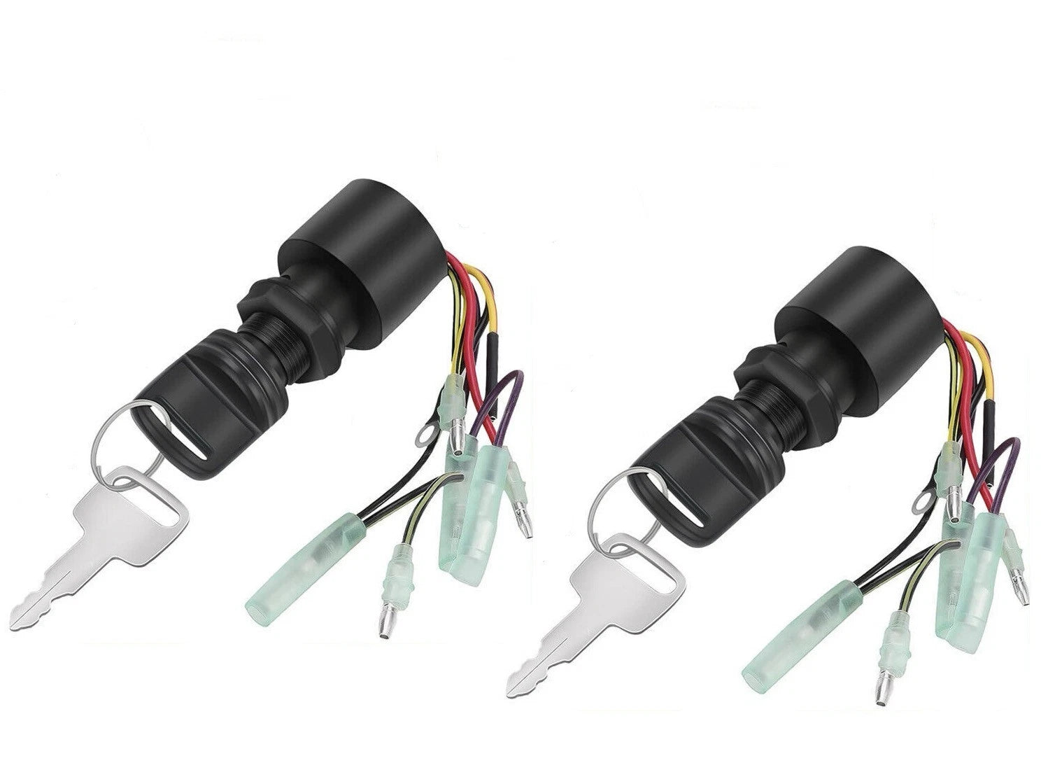 2X Boat Ignition Key Switch for Mercury Outboard Control Box (87-17009A2)
