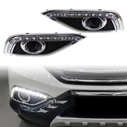 LED Daytime Running Lights for Honda CR-V (2012–2014) - Amber White Indicator