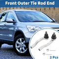 2PCS Front Outer Tie Rod Ends for Honda CR-V (2012–2018) Drag Link