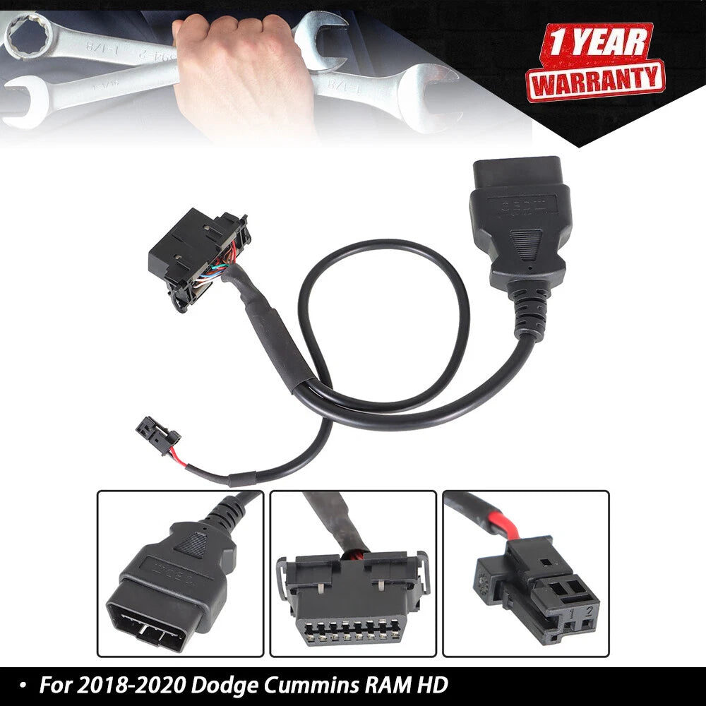OBD2 Security Gate Bypass Cable for Dodge Cummins RAM HD (2018–2020)
