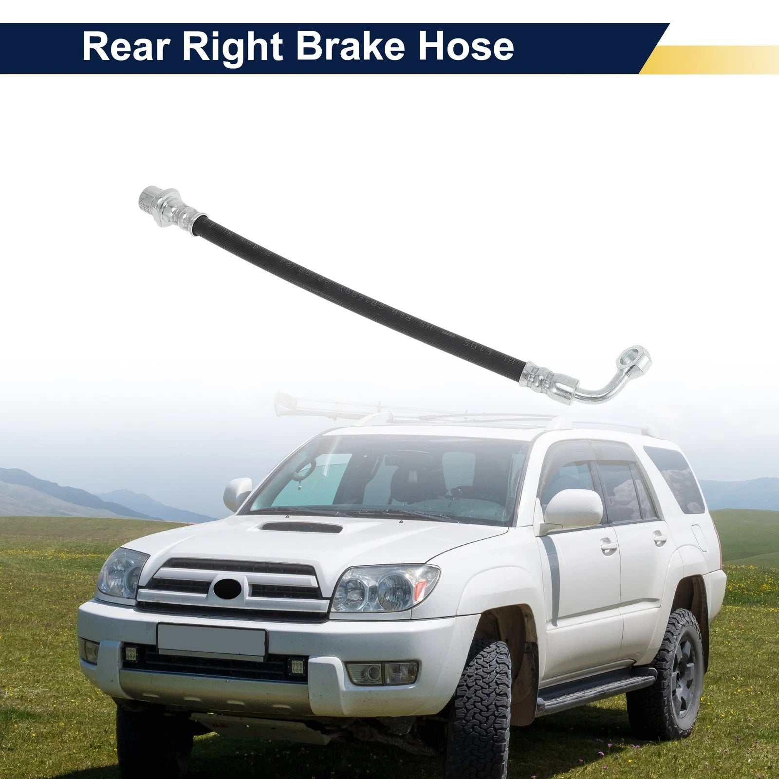 Rear Right Brake Hose Replacement for Toyota 4Runner (2010–2018)