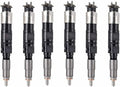 6X Fuel Injector RE524382 for John Deere E210LC (2000–2005)