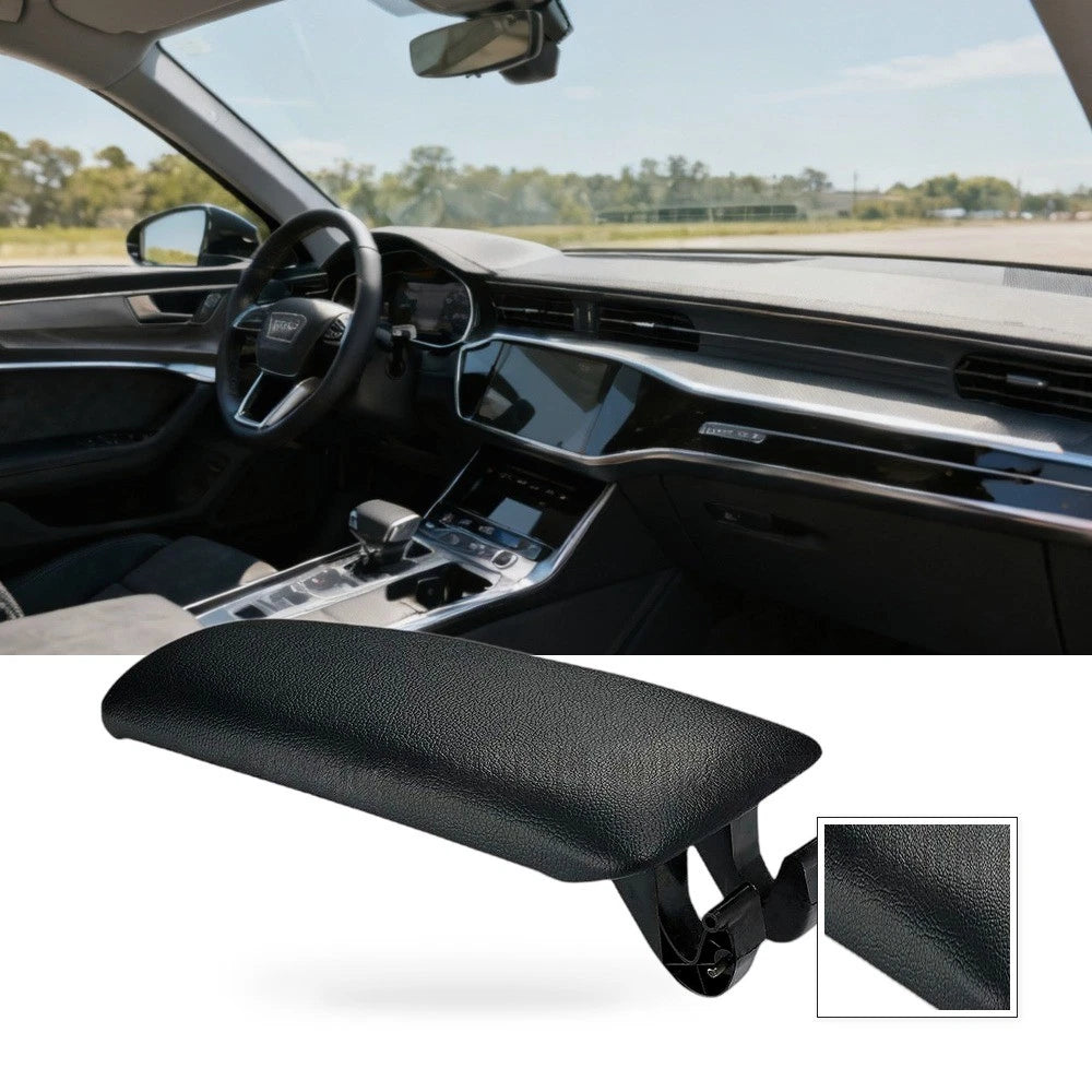 Armrest Box Cover for Audi A4 B6 B7 (2001–2008) Black Leather