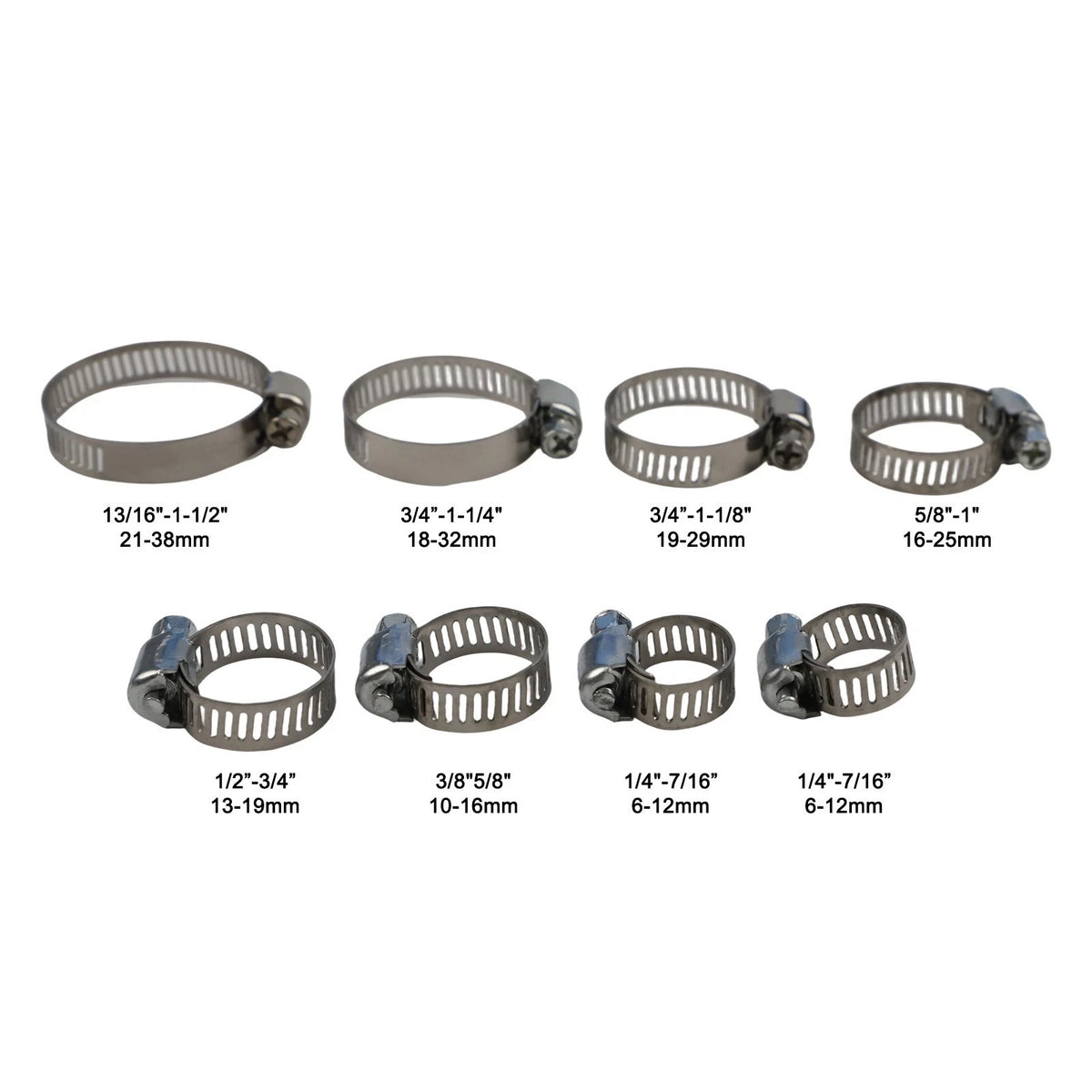Adjustable Hose Clamp Kit for Automotive Applications (Outdoor Settings)