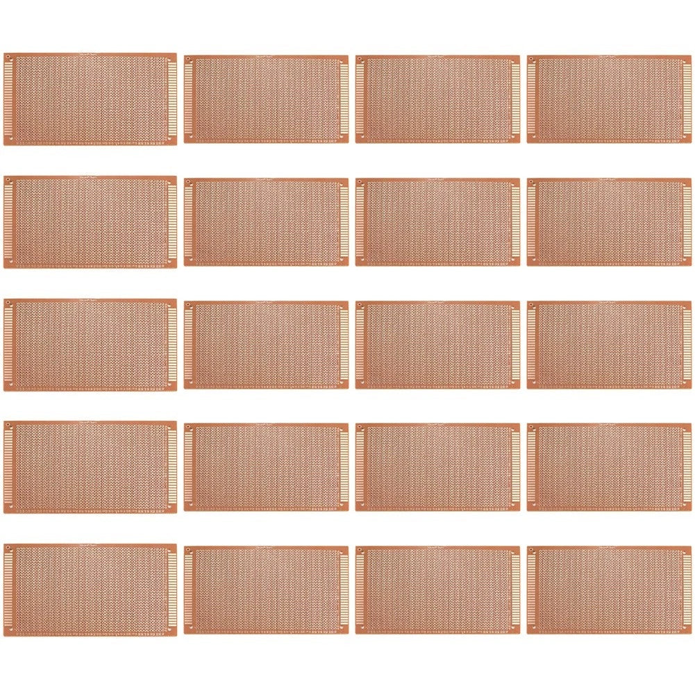 Set of 20 PCB Experiment Boards 7x9cm for DIY Electronics