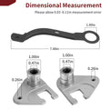 Rear Tire Pivot Set w/ Adjuster Arm for Honda HRZ216 HRT216 HRS216 HRR216