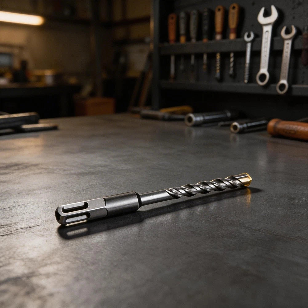 Carbide Tip Hammer Drill Bit Set for Construction (Double Groove)
