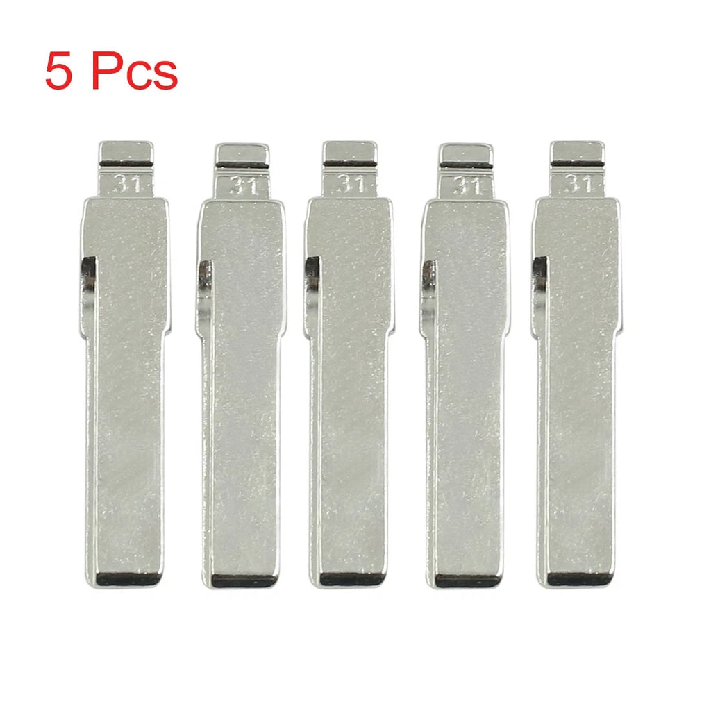 5-Pack Emergency Key Blade Inserts Replacement for Audi A6 (2005–2015)