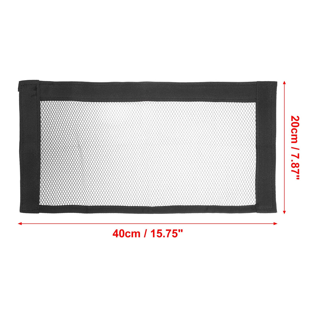 2X Elastic Mesh Cargo Netting for Universal Car Trunk Seat Back (15.75"x7.87")
