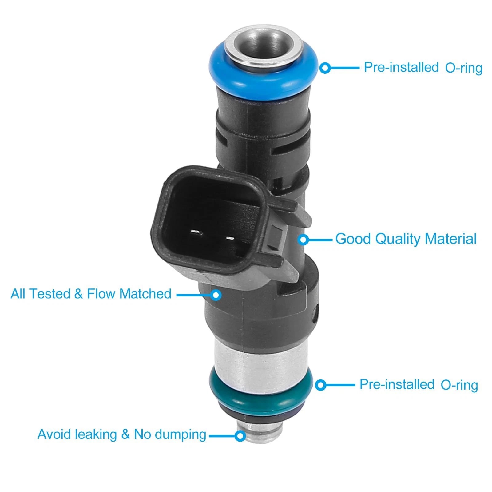 6pcs Fuel Injector Replacement for Dodge Magnum Sebring 2.7L 3.5L (2005–2010)
