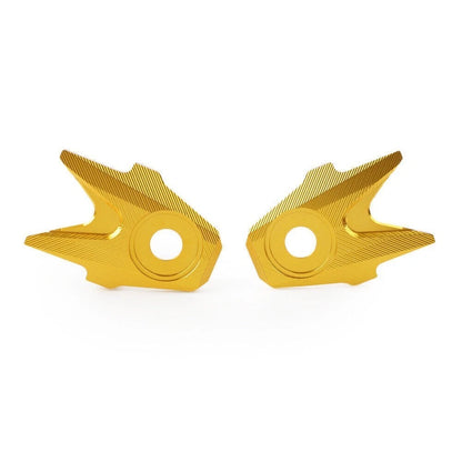 2X Gold Rear Flat Fork Trim Cover for Kawasaki Ninja 300 Z250 (2013–2016)