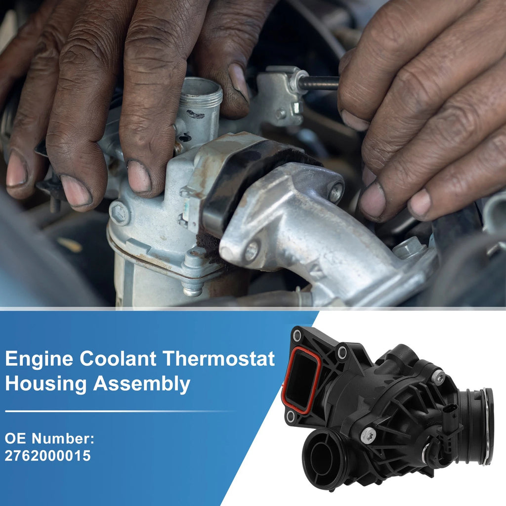 Engine Coolant Thermostat Housing Assembly Replacement for Mercedes-Benz C300 (2015–2021)