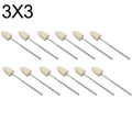 12 Pack Wool Grinding Head for Rotary Polishing and Grinding