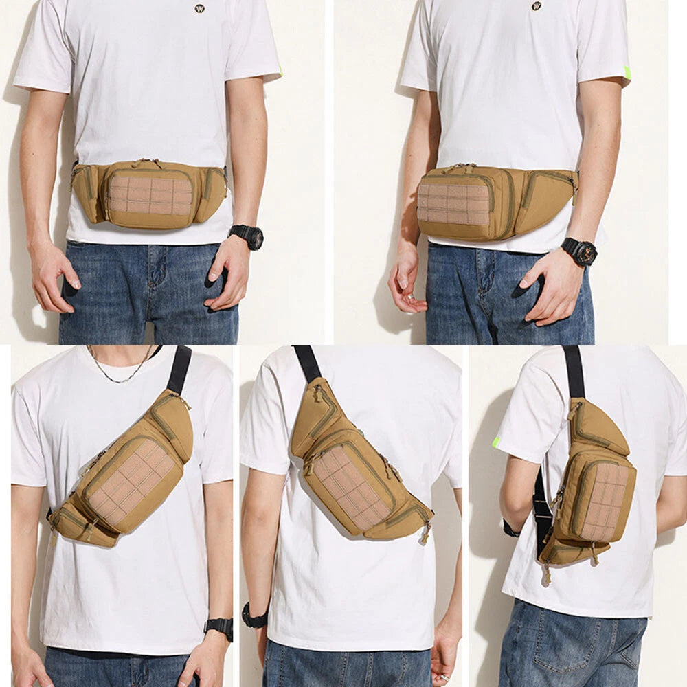 Tactical Waist Bag Concealed Carry Pouch for Outdoor Sports Hiking