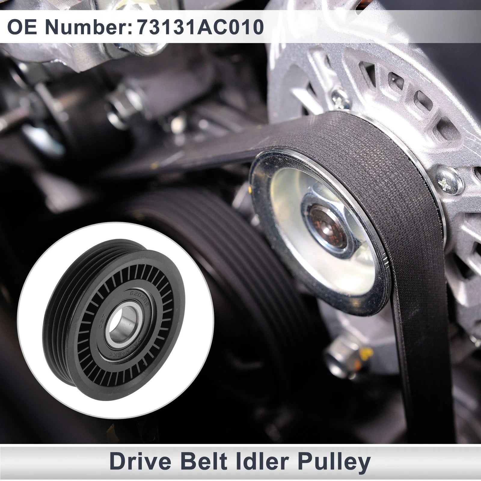 Serpentine Belt Idler Pulley Replacement for Acura Integra 1997–2001