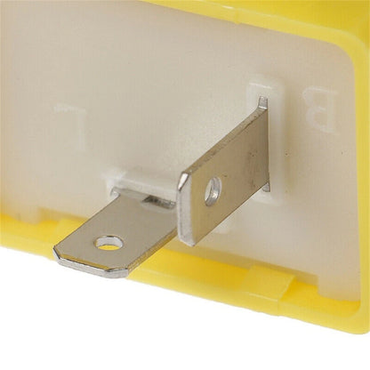 2X 12V 2 Pin Adjustable Frequency LED Flasher Relay for Indica