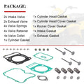 Intake Exhaust Valve Kit w/ Gasket for Polaris Magnum Xpedition Big Boss (1995–2005)