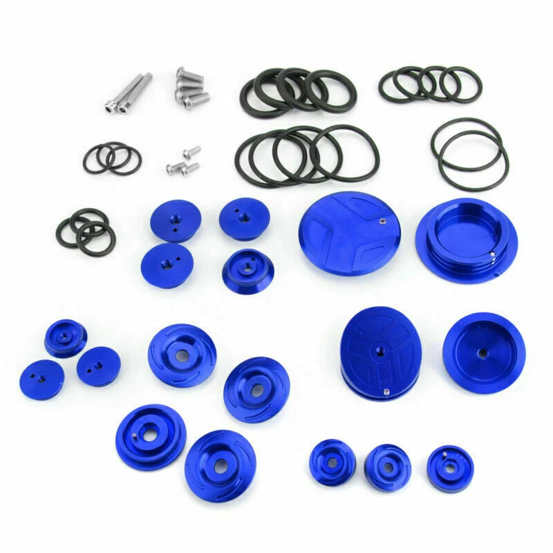 Set of 2 Upper Frame Plugs Caps Covers for BMW R1200GS ADV LC (2014–2018)