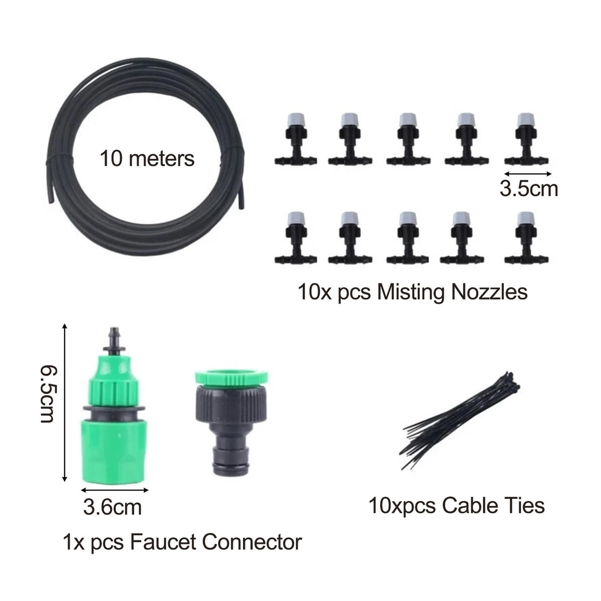 Flexible Watering Kit for Plants (PVC & ABS)